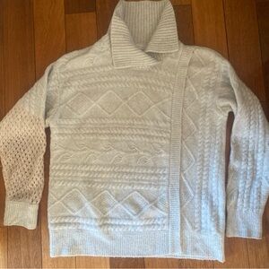 NWT Sita Murt Alpaca Blend Sweater w/ crochet sleeve, size 38/Small